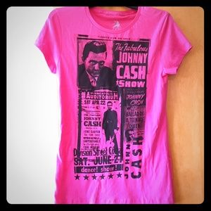 Johnny Cash 50s concerts poster print tshirt